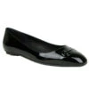 Salvatore Ferragamo Patent Leather Ballet Flats | Black -Lux Lair Store 0680094 broni 5.5c 1