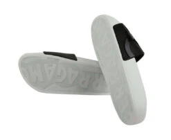 Salvatore Ferragamo Men's Dante Black / White Rubber Slide Sandal -Lux Lair Store 0682459 nero 7m 8