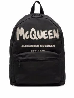 Alexander Mcqueen Men's Graffiti Metropolitan Backpack