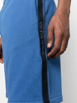 Alexander Mcqueen Men's Logo-Tape Jersey Shorts 10 Alexander Mcqueen Men's Logo-Tape Jersey Shorts -Lux Lair Store 110023800 33s alexandermcqueenpre 642668qux750923 3 p