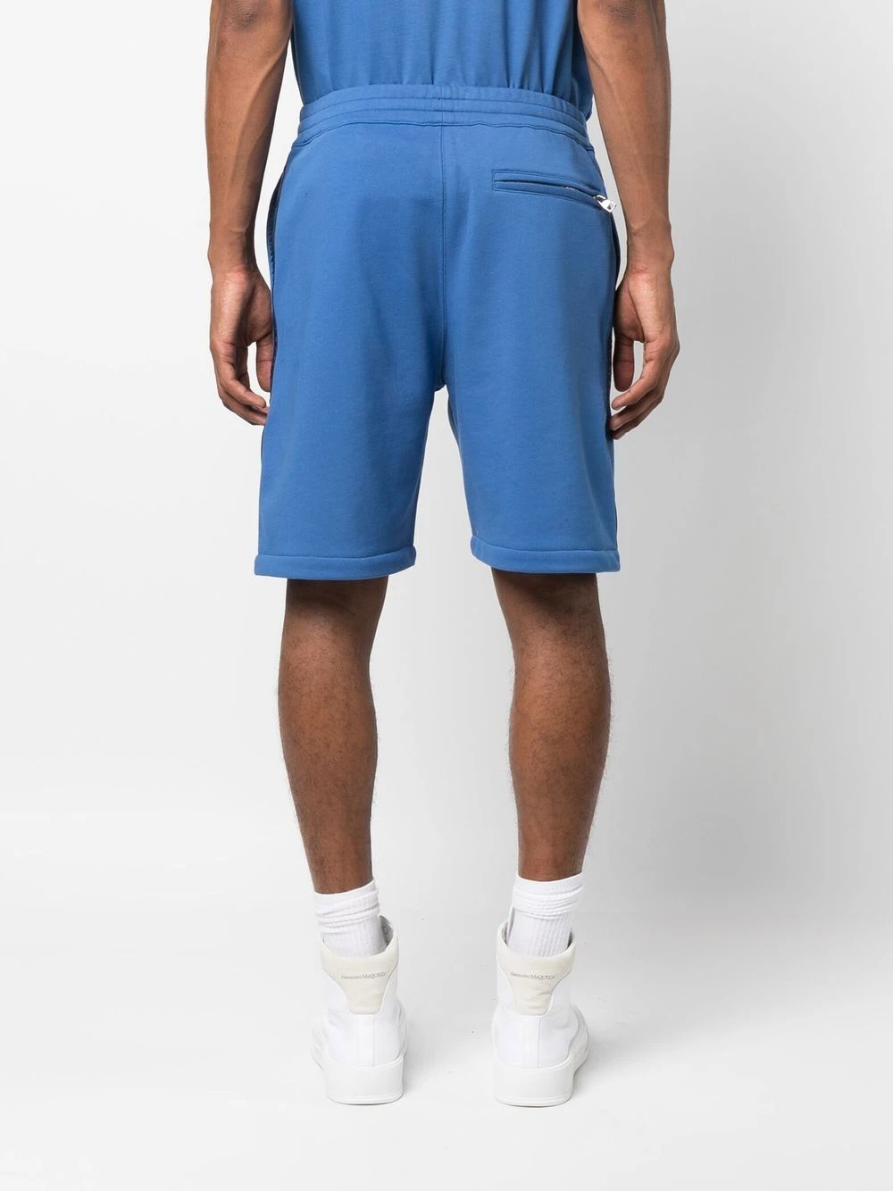 Alexander Mcqueen Men's Logo-Tape Jersey Shorts 7 Alexander Mcqueen Men's Logo-Tape Jersey Shorts - Image 5