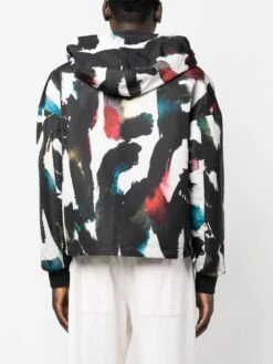 Alexander Mcqueen Men's Graffiti-Print Hooded Windbreaker -Lux Lair Store 110028489 33s alexandermcqueenpre 726915qur478500 3 p