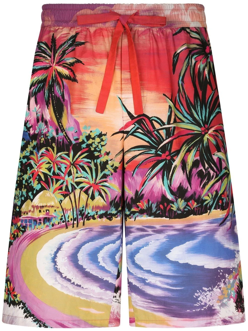 Dolce & Gabbana Men's Graphic-Print Bermuda Shorts 3 Dolce & Gabbana Men's Graphic-Print Bermuda Shorts