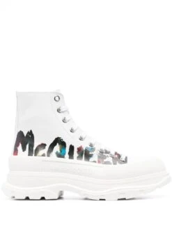 Alexander Mcqueen Men's Tread Slick High-Top Sneakers