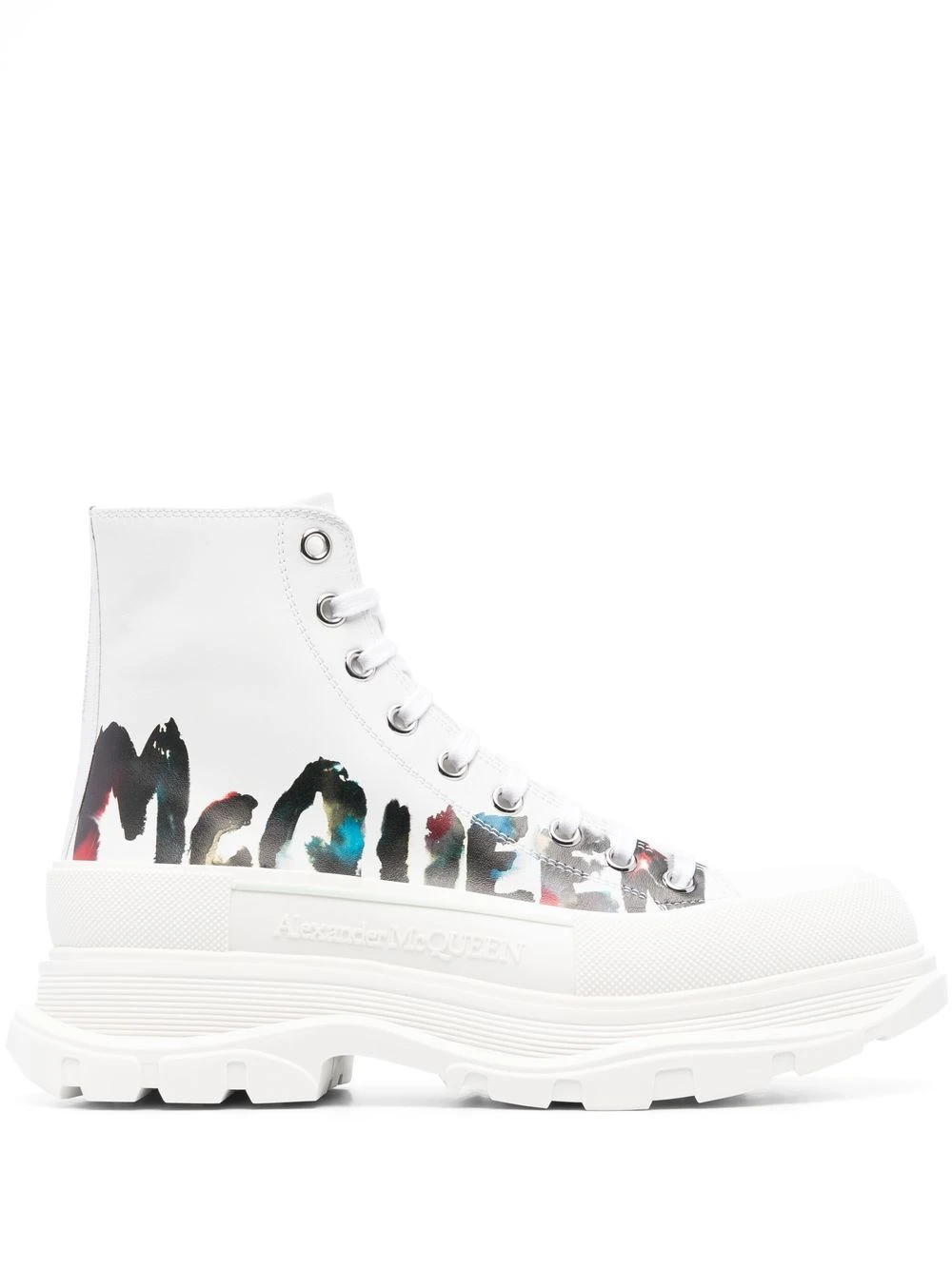 Alexander Mcqueen Men's Tread Slick High-Top Sneakers 3 Alexander Mcqueen Men's Tread Slick High-Top Sneakers