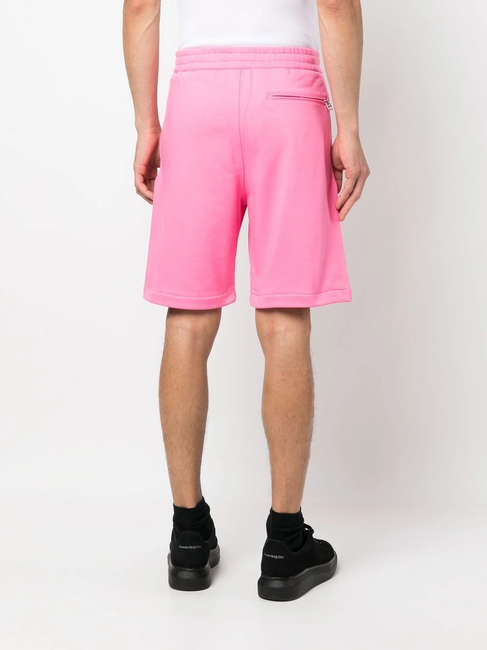 Alexander Mcqueen Men's Graffiti-Print Track Shorts 7 Alexander Mcqueen Men's Graffiti-Print Track Shorts - Image 5