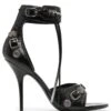 Balenciaga Women's Cagole 110Mm Leather Sandals
