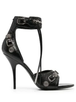 Balenciaga Women's Cagole 110Mm Leather Sandals