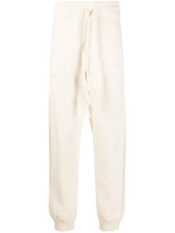 Off-White Off White Men's Diag-Stripe Knitted Track Pants