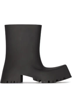 Balenciaga Men's Trooper Rubber Boots