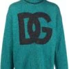 Dolce & Gabbana Men's Intarsia-Knit Logo Jumper -Lux Lair Store 110140913 fw23 dolcegabbanapre gxr18tjfmn1s9001