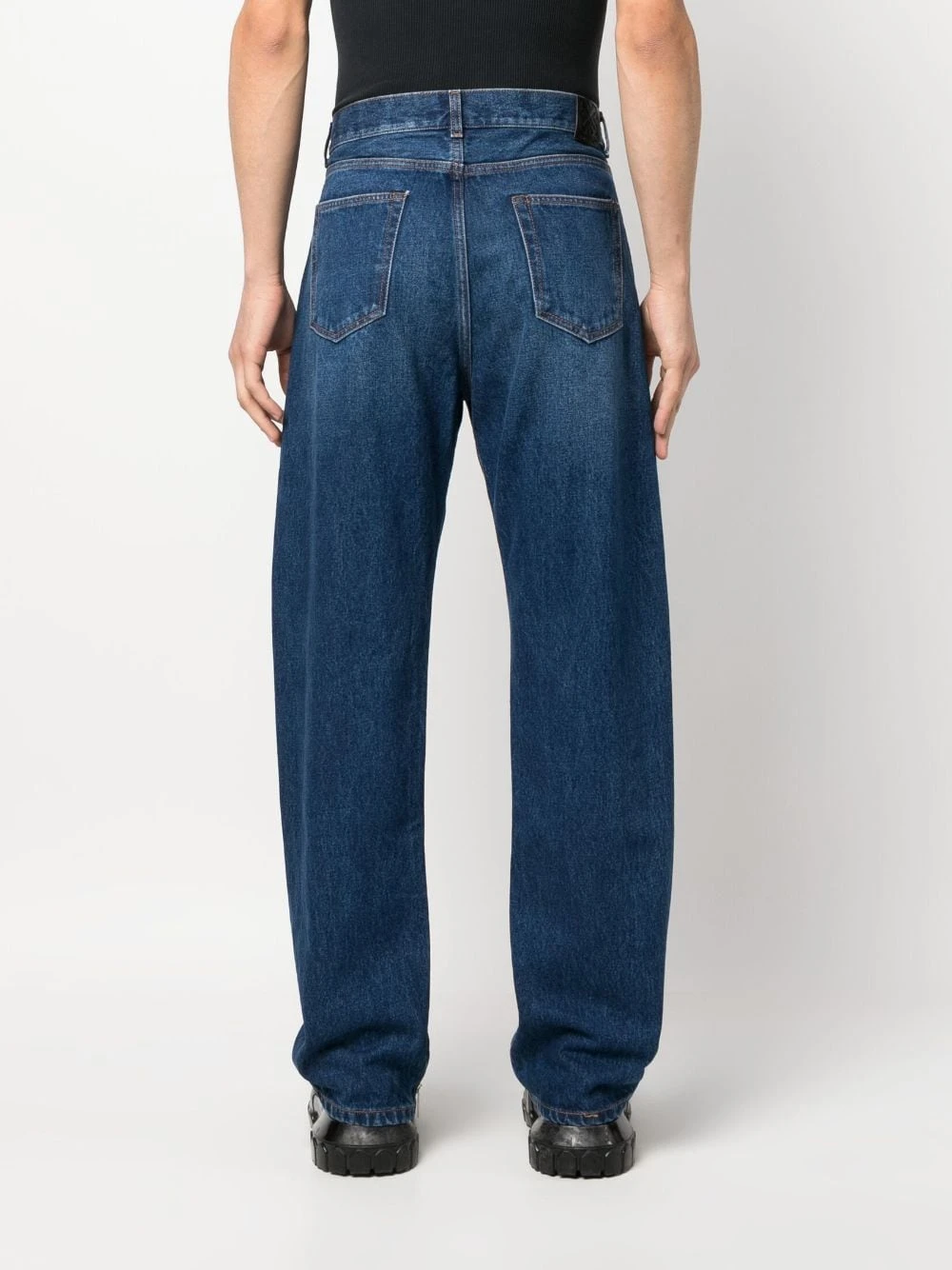 Off-White Off White Men's High-Waisted Straight Jeans 6 Off-White Off White Men's High-Waisted Straight Jeans - Image 4