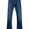 Off-White Off White Men's High-Waisted Straight Jeans