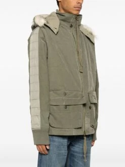 Greg Lauren Men's Coats Beige -Lux Lair Store 110170988 fw23 greglauren gm027army 2 p