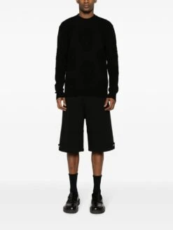 Alexander Mcqueen Men's Sweaters Black 11 Alexander Mcqueen Men's Sweaters Black -Lux Lair Store 110180068 ss24 alexandermcqueenpre 775862q1a711000 4 p