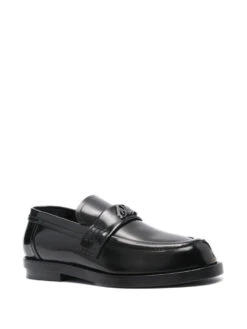 Alexander Mcqueen Men's Logo-Plaque Leather Loafers 8 Alexander Mcqueen Men's Logo-Plaque Leather Loafers -Lux Lair Store 110183679 ss24 alexandermcqueenpre 777805wies21069 2 p