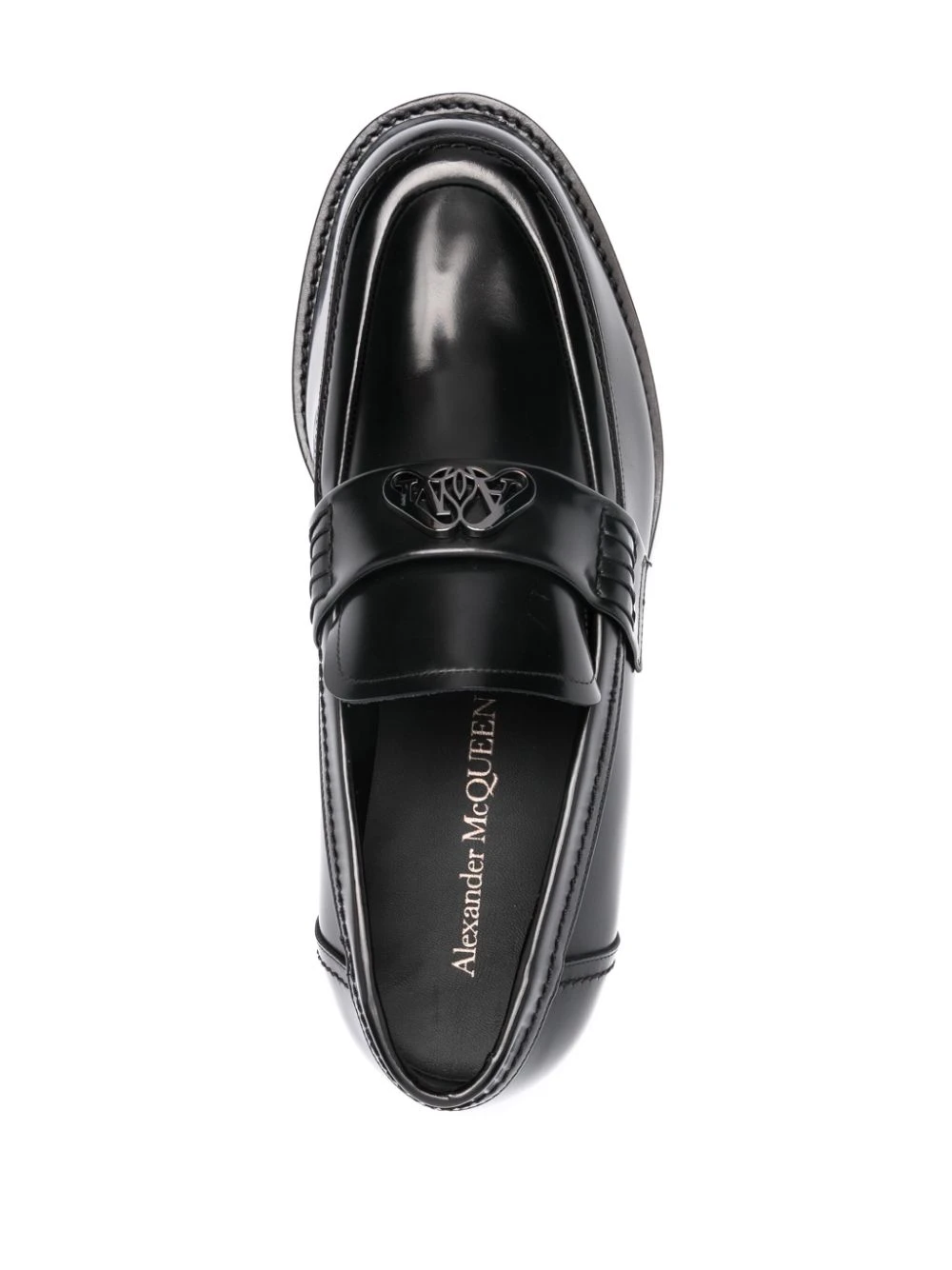 Alexander Mcqueen Men's Logo-Plaque Leather Loafers 6 Alexander Mcqueen Men's Logo-Plaque Leather Loafers - Image 4
