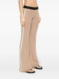 Palm Angels Women's Trousers Beige 11 Palm Angels Women's Trousers Beige -Lux Lair Store 110196772 ss24 palmangelsmain pwhg021s24kni0016410 4 p