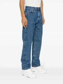 Palm Angels Men's Jeans Blue 11 Palm Angels Men's Jeans Blue -Lux Lair Store 110196930 ss24 palmangelspre pmya043r24den0044010 4 p