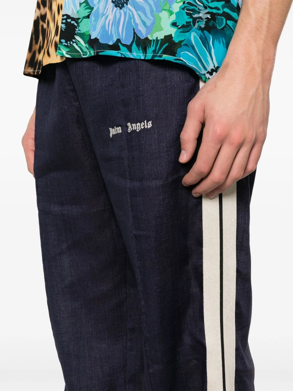 Palm Angels Men's Trousers Blue 7 Palm Angels Men's Trousers Blue - Image 5