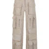Fermas.Club Women's Trousers Beige -Lux Lair Store 110201919 ss24 fermasclub cargopantssand