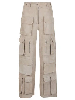 Fermas.Club Women's Trousers Beige