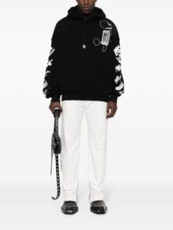 Off-White Off White Men's 90'S Logo Skate Straight-Leg Jeans -Lux Lair Store 110208053 ss24 offwhite omya177s24den0010202 2 p