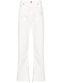 Off-White Off White Men's 90'S Logo Skate Straight-Leg Jeans