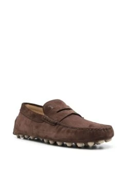 Tod's Men's Gommino Suede Moccasin -Lux Lair Store 110233790 fw24 todspre xxm52k00640re09995 3 p