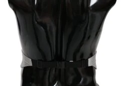 Dolce & Gabbana Gray Patterned Waist Belt Silk Men's Cummerbund -Lux Lair Store 1188837