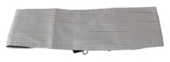 Dolce & Gabbana Gray Patterned Waist Belt Silk Men's Cummerbund -Lux Lair Store 1188840