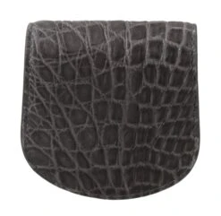 Dolce & Gabbana Gray Exotic Skin Condom Case Holder Pocket Men's Wallet -Lux Lair Store 1272078