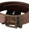 Dolce & Gabbana Beige Exotic Skin Gold Buckle Leather Men's Belt -Lux Lair Store 1309212