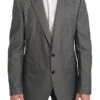 Dolce & Gabbana Gray Slim Fit Formal MARTINI Men's Blazer 1 Dolce & Gabbana Gray Slim Fit Formal MARTINI Men's Blazer -Lux Lair Store 1309700