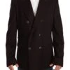Dolce & Gabbana Bordeaux Cashmere Coat TAORMINA Men's Blazer 1 Dolce & Gabbana Bordeaux Cashmere Coat TAORMINA Men's Blazer -Lux Lair Store 1309742