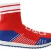 Dolce & Gabbana Blue Red Sorrento Logo Sneakers Socks Men's Shoes -Lux Lair Store 1473466