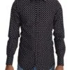 Dolce & Gabbana Black White Polka Dots Casual Men's Shirt 1 Dolce & Gabbana Black White Polka Dots Casual Men's Shirt -Lux Lair Store 1476553