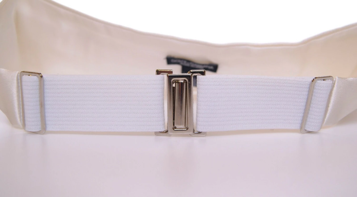 Dolce & Gabbana White Waist Tuxedo Smoking Belt Men's Cummerbund 7 Dolce & Gabbana White Waist Tuxedo Smoking Belt Men's Cummerbund - Image 5