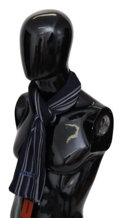 Missoni Multicolor Wool Striped Unisex Wrap Fringes Men's Shawl -Lux Lair Store 1497713