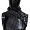 Missoni Elegant Unisex Plaid Wool Scarf With Logo Men's Embroidery -Lux Lair Store 1497792