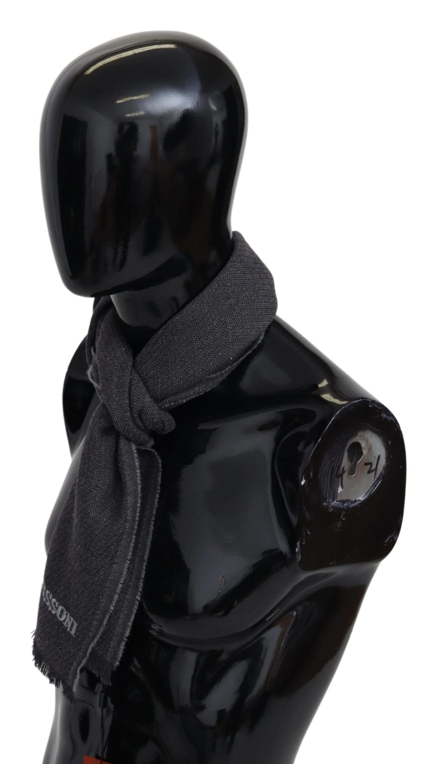 Missoni Elegant Wool Scarf With Signature Men's Embroidery 4 Missoni Elegant Wool Scarf With Signature Men's Embroidery - Image 2