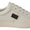 Dolce & Gabbana White Suede Leather Mens Low Tops Men's Sneakers 1 Dolce & Gabbana White Suede Leather Mens Low Tops Men's Sneakers -Lux Lair Store 1514945