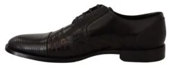 Dolce & Gabbana Black Leather Exotic Skins Formal Men's Shoes 13 Dolce & Gabbana Black Leather Exotic Skins Formal Men's Shoes -Lux Lair Store 1514955