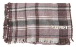 Missoni Elegant Multicolor Wool Scarf With Logo Men's Embroidery -Lux Lair Store 1516682