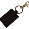 Dolce & Gabbana Brown Leather Logo Metal Ring Hook Men's Keychain 2 Dolce & Gabbana Brown Leather Logo Metal Ring Hook Men's Keychain -Lux Lair Store 1529762