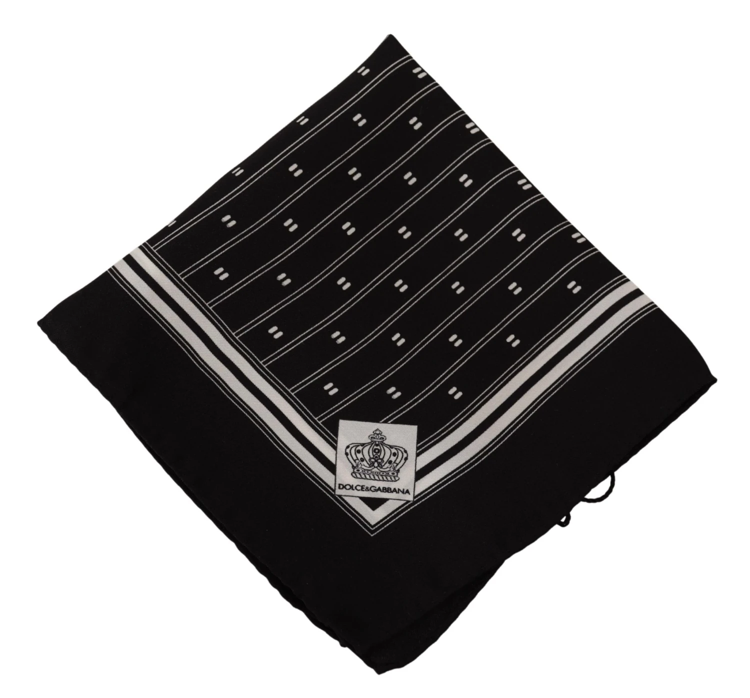 Dolce & Gabbana Elegant Silk Pocket Square Men's Handkerchief 5 Dolce & Gabbana Elegant Silk Pocket Square Men's Handkerchief - Image 3