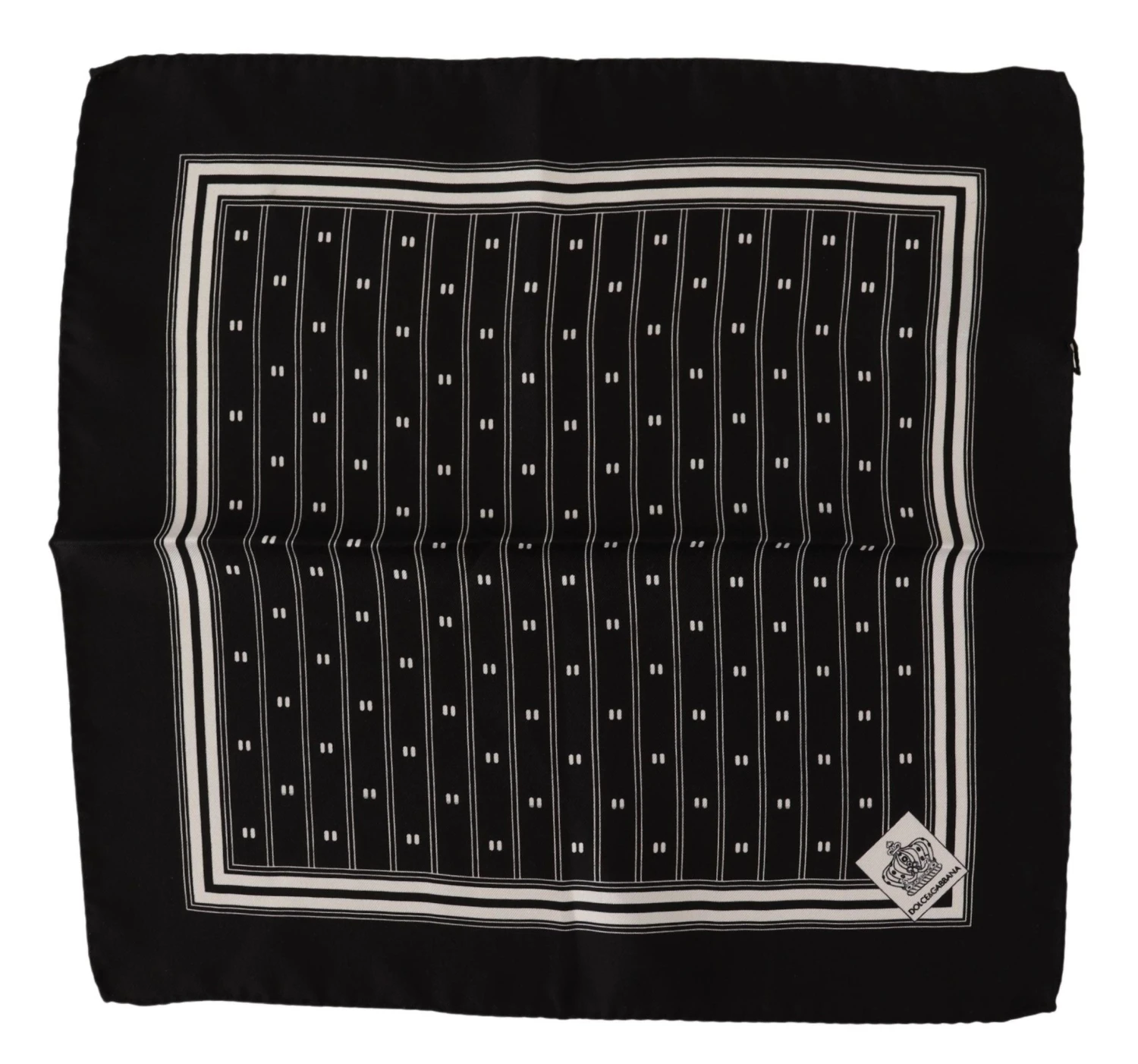 Dolce & Gabbana Elegant Silk Pocket Square Men's Handkerchief 3 Dolce & Gabbana Elegant Silk Pocket Square Men's Handkerchief