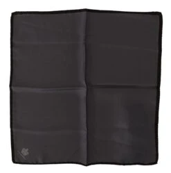 Dolce & Gabbana Gray 100% Silk Square Men's Gray 100% Silk Square Men's Handkerchief