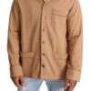 Dolce & Gabbana Brown Cotton Button Collared Coat Men's Jacket -Lux Lair Store 1540562