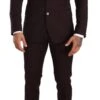 Dolce & Gabbana Bordeaux Wool MARTINI Slim Fit Men's Suit 2 Dolce & Gabbana Bordeaux Wool MARTINI Slim Fit Men's Suit -Lux Lair Store 1542386